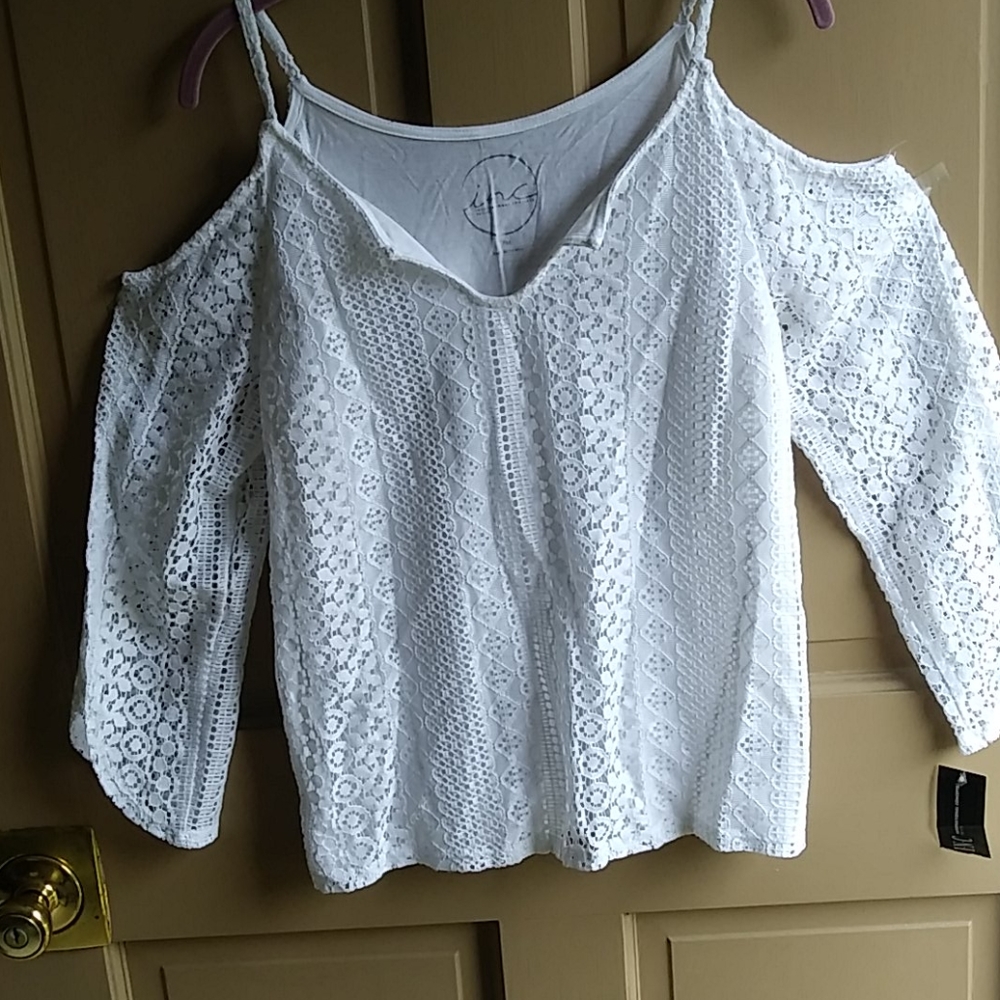 Inc cold shoulder top
